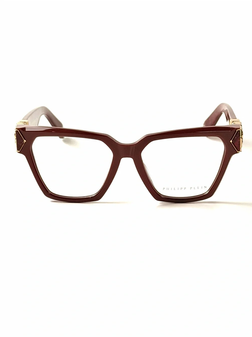 Philipp Plein VPP190 3G6 Eyeglasses Authentic Red Full Rim 54mm VPP 190